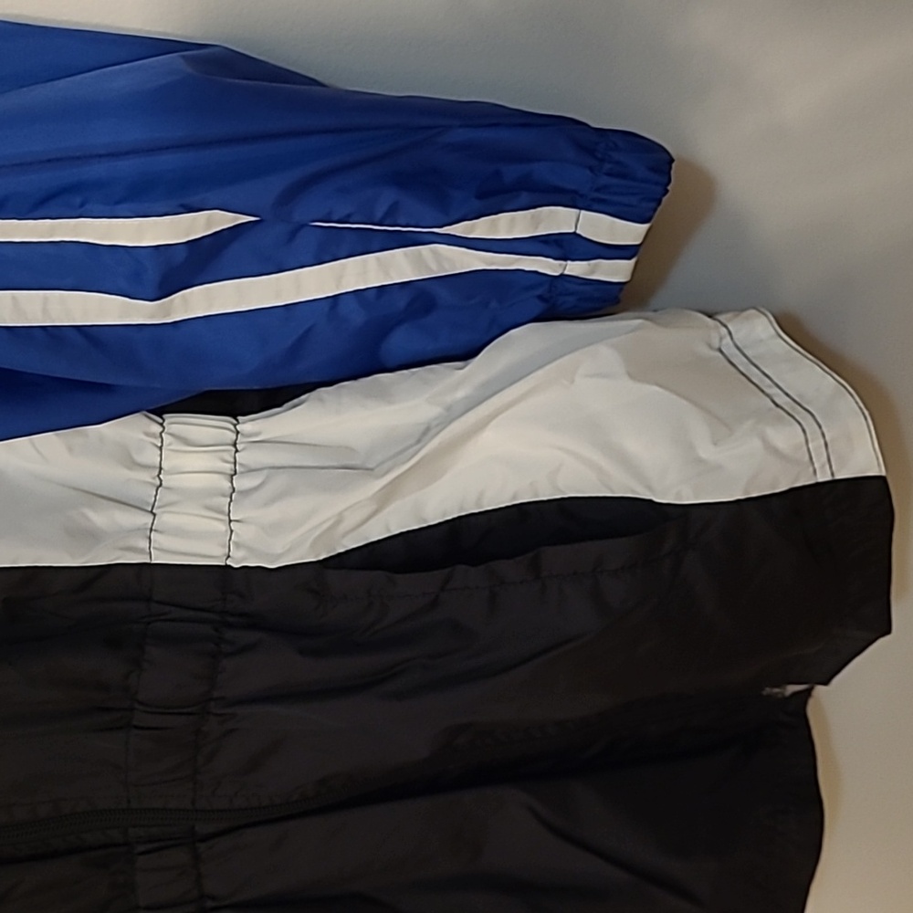 USA OLYMPICS Vintage Cinched Waist Full Zip Windbreaker Womens XL (16) JC PENNEY - Picture 7 of 16